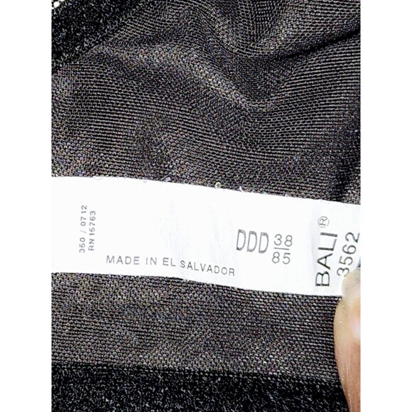 Bali Satin Tracings Minimizer Underwire Bra Style DF3562 Size 38 DDD EUC - Picture 2 of 6